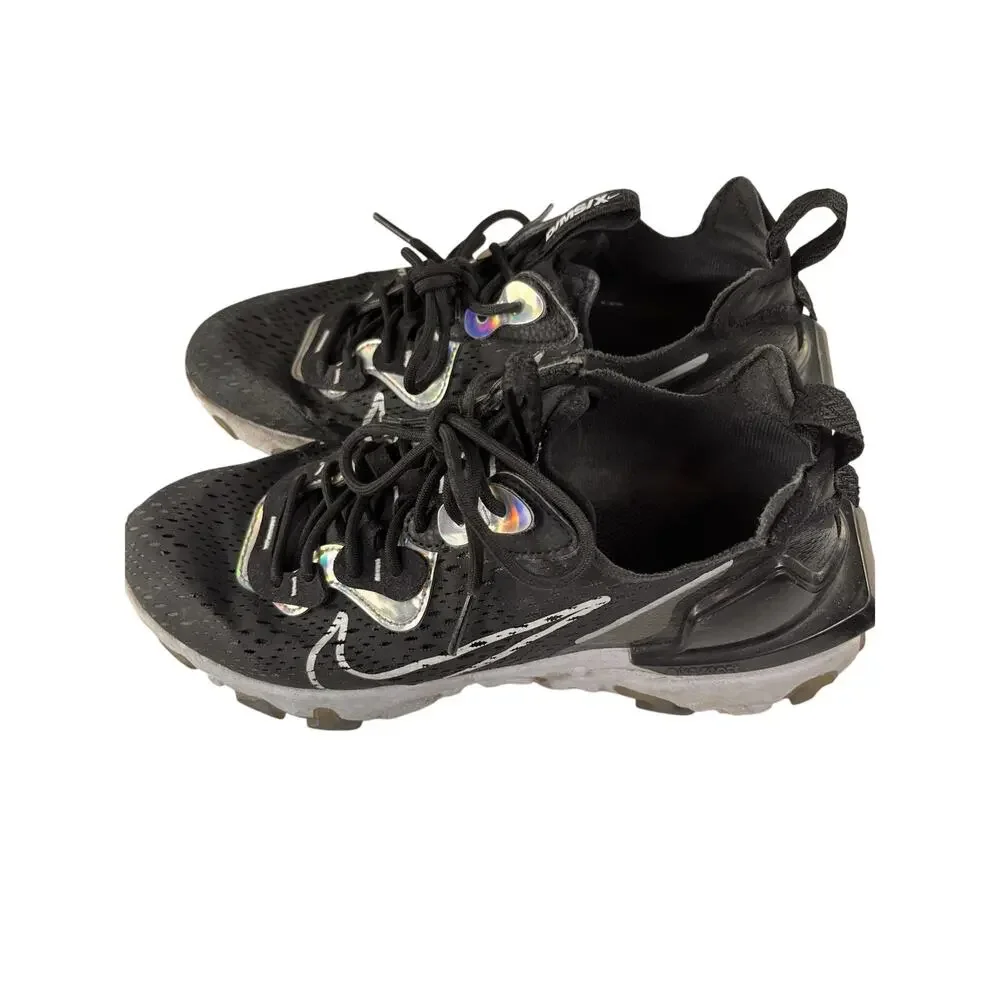 Size 8.5 -‎ Nike React Womans Vision Essential Black Iridescent